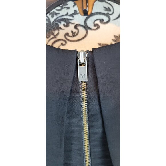 SCOTCH & SODA Maison Black Dress Size 4 Petite The Little Black Dress Midi - Picture 5 of 16